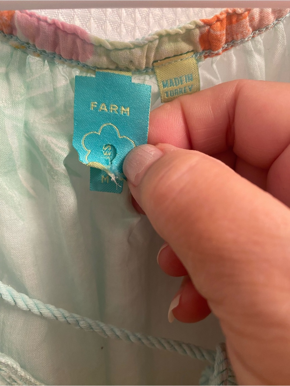 FARM Rio Pastel Floral Blouse - Picture 6 of 10